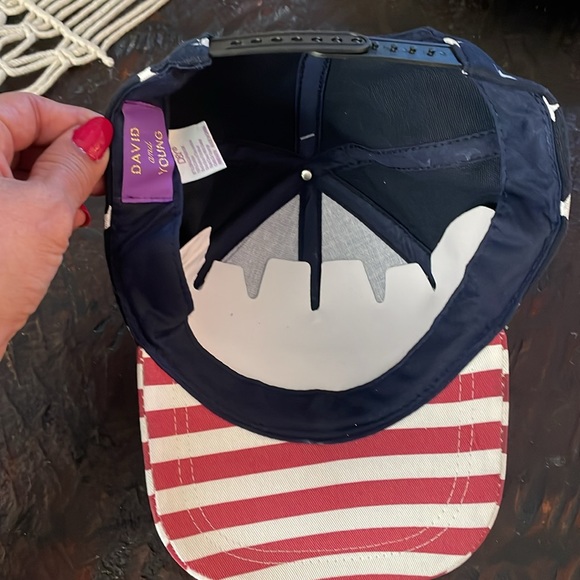 Patriotic Sequin Ball Cap . NEW with Tags - Picture 4 of 5